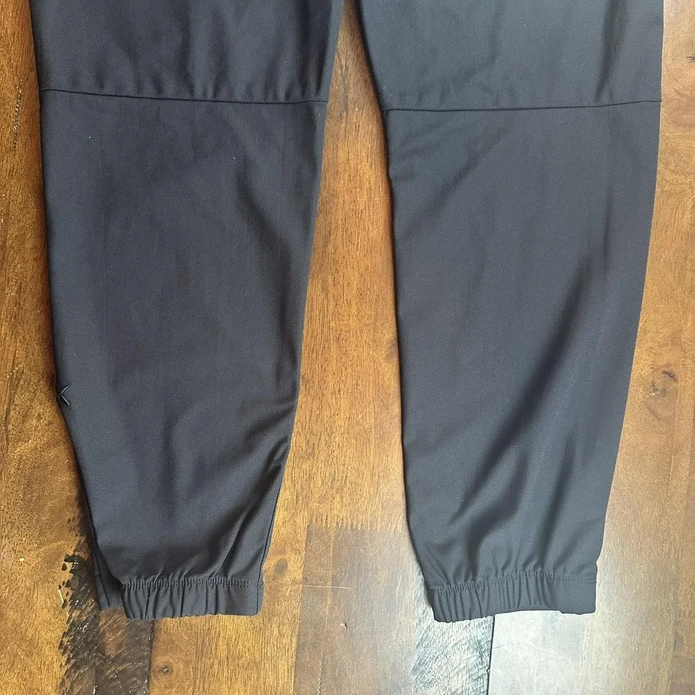 Cuts Jogger Pants Mens XL Black Elastic Cuff‎ Zip Pocket Stretch Dressy Casual